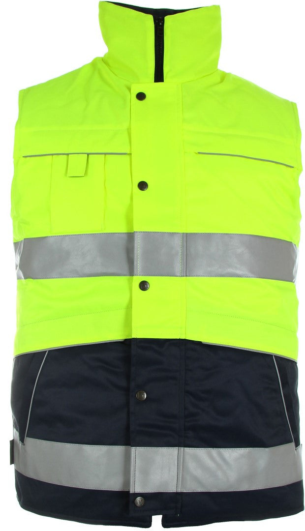 Warnweste mit Reißverschluß Warnweste mit Reißverschluß