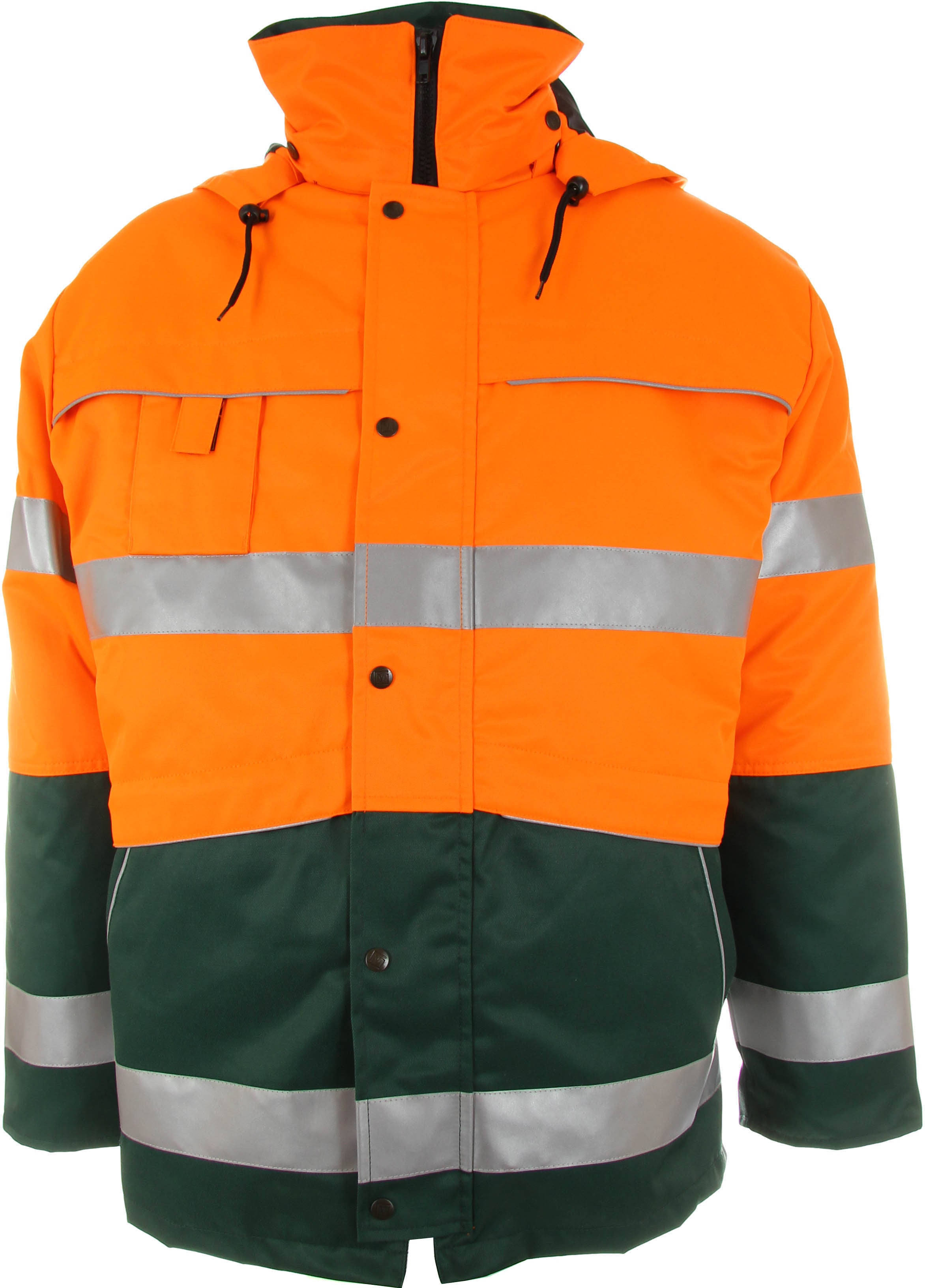 Warnschutz Parka Winter grün/orange Warnschutz Parka Winter grün/orange