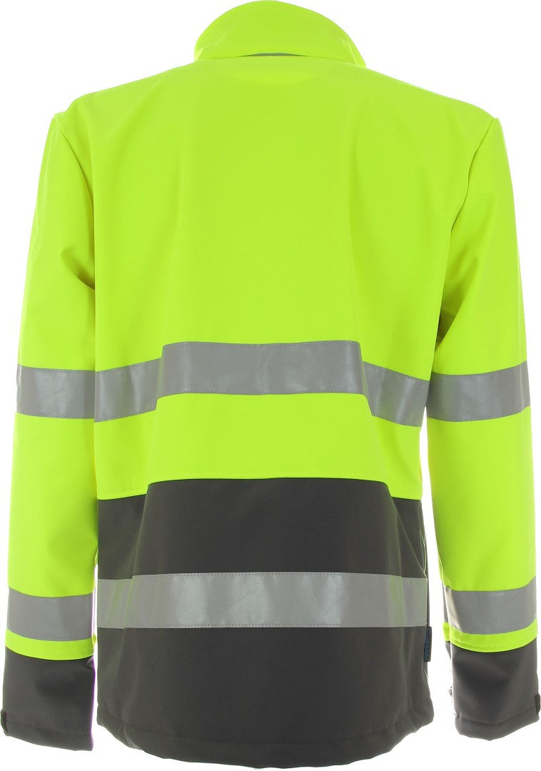 Warnschutz-Softshelljacke »Columbus« Klasse 2 wasserdicht Warnschutz-Softshelljacke »Columbus« Klasse 2 wasserdicht