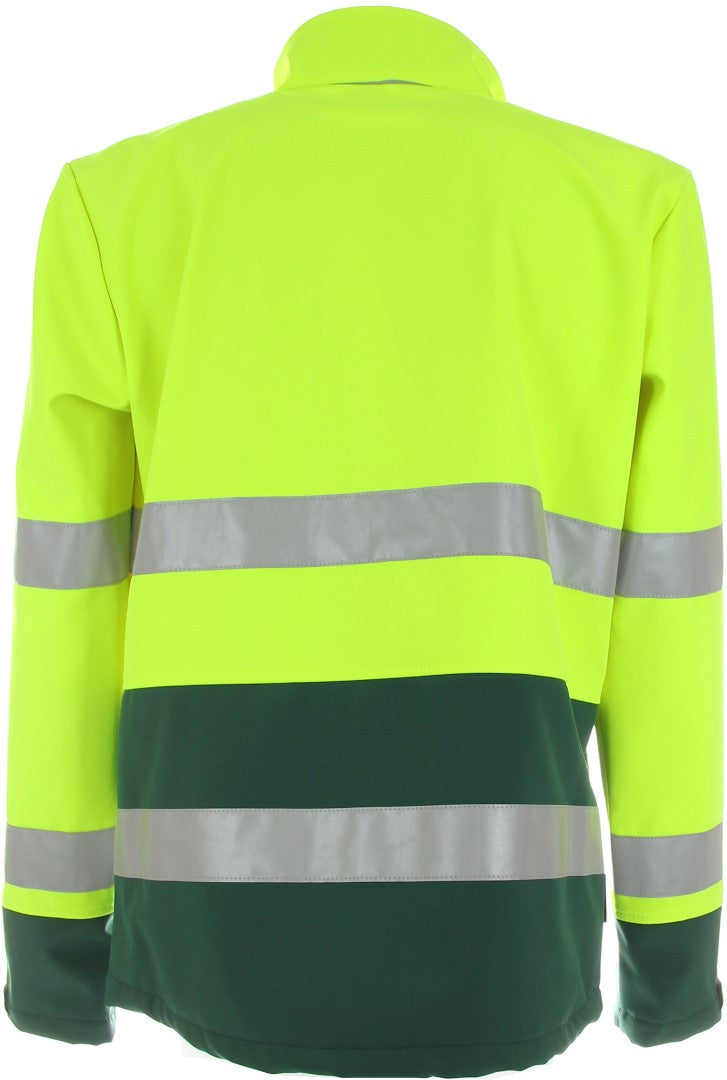 Warnschutz-Softshelljacke »Columbus« Klasse 2 wasserdicht Warnschutz-Softshelljacke »Columbus« Klasse 2 wasserdicht