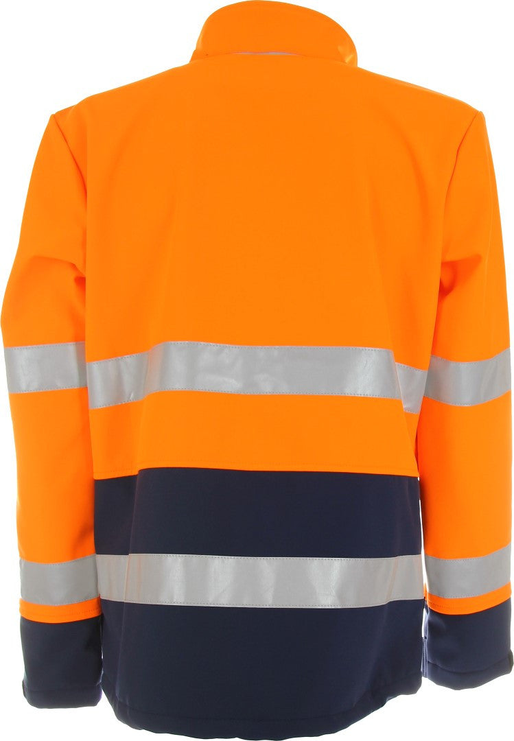 Warnschutz-Softshelljacke »Columbus« Klasse 2 wasserdicht Warnschutz-Softshelljacke »Columbus« Klasse 2 wasserdicht