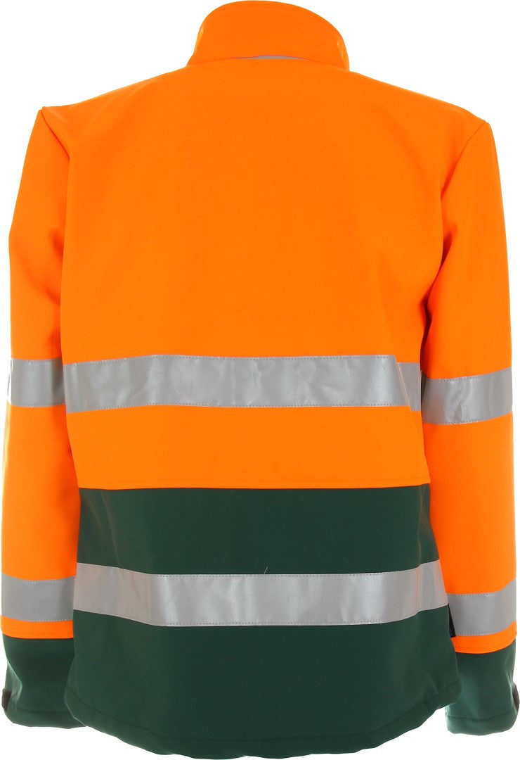 Warnschutz-Softshelljacke »Columbus« Klasse 2 wasserdicht Warnschutz-Softshelljacke »Columbus« Klasse 2 wasserdicht