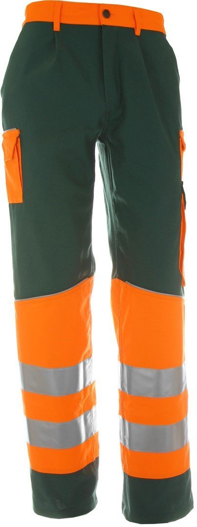 Warnschutz Bundhose grün/orange Made In Europa Warnschutz Bundhose grün/orange Made In Europa