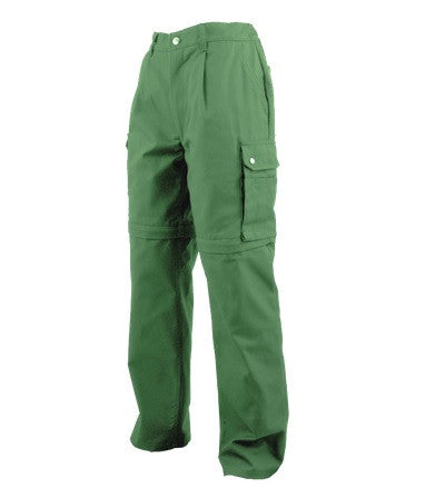 Bundhose mit abnehmbaren Beinen grün Bundhose mit abnehmbaren Beinen grün