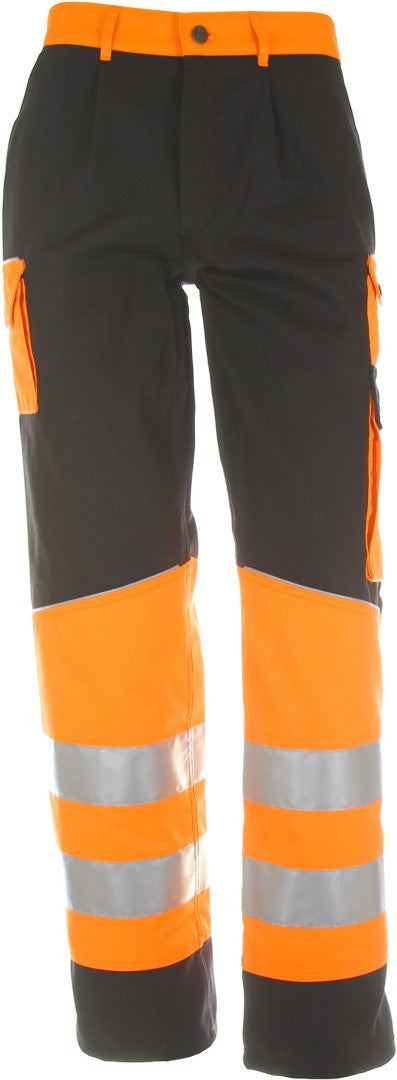 Warnschutz Bundhose schwarz/orange